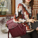 Women PU Leather Handbag Fashion Crossbody Shoulder Travel Backpack Bags