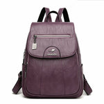 Women PU Leather Handbag Fashion Crossbody Shoulder Travel Backpack Bags