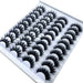 New Arrival 20 Pairs 18-25 mm 3d Mink Lashes Bulk Faux Thick Natural False Eyelashes
