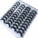 New Arrival 20 Pairs 18-25 mm 3d Mink Lashes Bulk Faux Thick Natural False Eyelashes