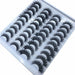 New Arrival 20 Pairs 18-25 mm 3d Mink Lashes Bulk Faux Thick Natural False Eyelashes