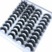 New Arrival 20 Pairs 18-25 mm 3d Mink Lashes Bulk Faux Thick Natural False Eyelashes