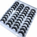 New Arrival 20 Pairs 18-25 mm 3d Mink Lashes Bulk Faux Thick Natural False Eyelashes
