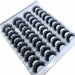 New Arrival 20 Pairs 18-25 mm 3d Mink Lashes Bulk Faux Thick Natural False Eyelashes