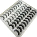 New Arrival 20 Pairs 18-25 mm 3d Mink Lashes Bulk Faux Thick Natural False Eyelashes