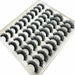 New Arrival 20 Pairs 18-25 mm 3d Mink Lashes Bulk Faux Thick Natural False Eyelashes