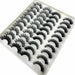 New Arrival 20 Pairs 18-25 mm 3d Mink Lashes Bulk Faux Thick Natural False Eyelashes