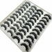 New Arrival 20 Pairs 18-25 mm 3d Mink Lashes Bulk Faux Thick Natural False Eyelashes
