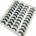 New Arrival 20 Pairs 18-25 mm 3d Mink Lashes Bulk Faux Thick Natural False Eyelashes