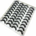 New Arrival 20 Pairs 18-25 mm 3d Mink Lashes Bulk Faux Thick Natural False Eyelashes