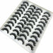 New Arrival 20 Pairs 18-25 mm 3d Mink Lashes Bulk Faux Thick Natural False Eyelashes
