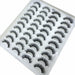 New Arrival 20 Pairs 18-25 mm 3d Mink Lashes Bulk Faux Thick Natural False Eyelashes