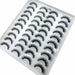 New Arrival 20 Pairs 18-25 mm 3d Mink Lashes Bulk Faux Thick Natural False Eyelashes