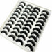 New Arrival 20 Pairs 18-25 mm 3d Mink Lashes Bulk Faux Thick Natural False Eyelashes