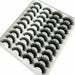 New Arrival 20 Pairs 18-25 mm 3d Mink Lashes Bulk Faux Thick Natural False Eyelashes