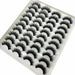 New Arrival 20 Pairs 18-25 mm 3d Mink Lashes Bulk Faux Thick Natural False Eyelashes