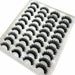 New Arrival 20 Pairs 18-25 mm 3d Mink Lashes Bulk Faux Thick Natural False Eyelashes