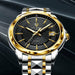 LIGE Original Brand Wrist Watches Men's Tungsten Waterproof Mechanical Watch