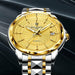 LIGE Original Brand Wrist Watches Men's Tungsten Waterproof Mechanical Watch