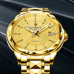 LIGE Original Brand Wrist Watches Men's Tungsten Waterproof Mechanical Watch