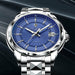LIGE Original Brand Wrist Watches Men's Tungsten Waterproof Mechanical Watch