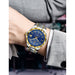 LIGE Original Brand Wrist Watches Men's Tungsten Waterproof Mechanical Watch
