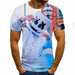 T shirt Men Streetwear O-Neck Short Sleeve Tees Tops Casual  3D Print T-Shirt