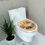 3D Toilet Sticker Decoration Wallpaper Bathroom Decor Accessories