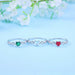 Simple Heart Ring Women Cute Romantic Finger Rings Zircon Stone Jewelry