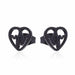 Stainless Steel Earrings Geometric Women Men Hip hop Star Moon Stud Earrings