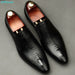Handmade Men's Wedding Oxford Shoes Genuine Leather Brogue Men's Business Formal Shoes