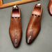 Handmade Men's Wedding Oxford Shoes Genuine Leather Brogue Men's Business Formal Shoes