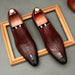 Handmade Men's Wedding Oxford Shoes Genuine Leather Brogue Men's Business Formal Shoes