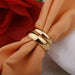 Stainless Steel Couple Rings Simple Women Men Lovers Wedding Jewelry