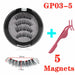 Magnetic Eyelashes Handmade Makeup Mink Eyelashes Extended False Eyelashes With Applicator