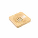 Wooden Natural Bamboo Soap Dishes Tray Portable Bathroom Soap Container