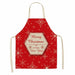 Christmas Apron Home Kitchen Accessories New Year Christmas Cooking Gifts