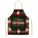 Christmas Apron Home Kitchen Accessories New Year Christmas Cooking Gifts