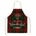 Christmas Apron Home Kitchen Accessories New Year Christmas Cooking Gifts