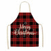Christmas Apron Home Kitchen Accessories New Year Christmas Cooking Gifts