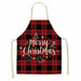 Christmas Apron Home Kitchen Accessories New Year Christmas Cooking Gifts
