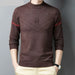 Men Sweater Clothing Knitwear Warm Pullover Striped Fashion Casual O-Neck Pullover