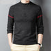 Men Sweater Clothing Knitwear Warm Pullover Striped Fashion Casual O-Neck Pullover