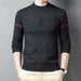 Men Sweater Clothing Knitwear Warm Pullover Striped Fashion Casual O-Neck Pullover