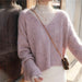 Transparent Korean Loose Women Lace Blouse Bottoming Tops