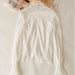 Transparent Korean Loose Women Lace Blouse Bottoming Tops