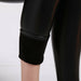 Women Winter Leather Pants High Waist Stretch Warm Velvet Leggings Pants