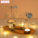 Metal Candle Stand Christmas New Year Decor Ornaments for Home