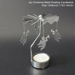 Metal Candle Stand Christmas New Year Decor Ornaments for Home