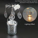 Metal Candle Stand Christmas New Year Decor Ornaments for Home